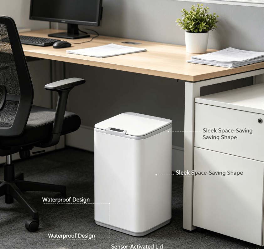 Modern Touchless Sensor Trash Can