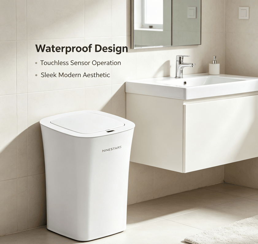 Modern Touchless Sensor Trash Can