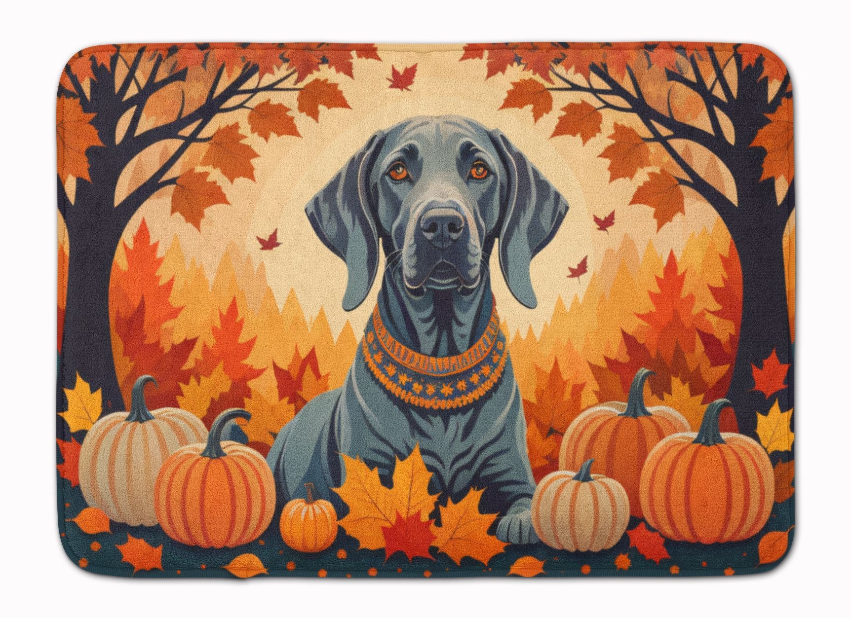 Cushioned Kitchen Mat with Machine-Washable Design and Artistic Flair