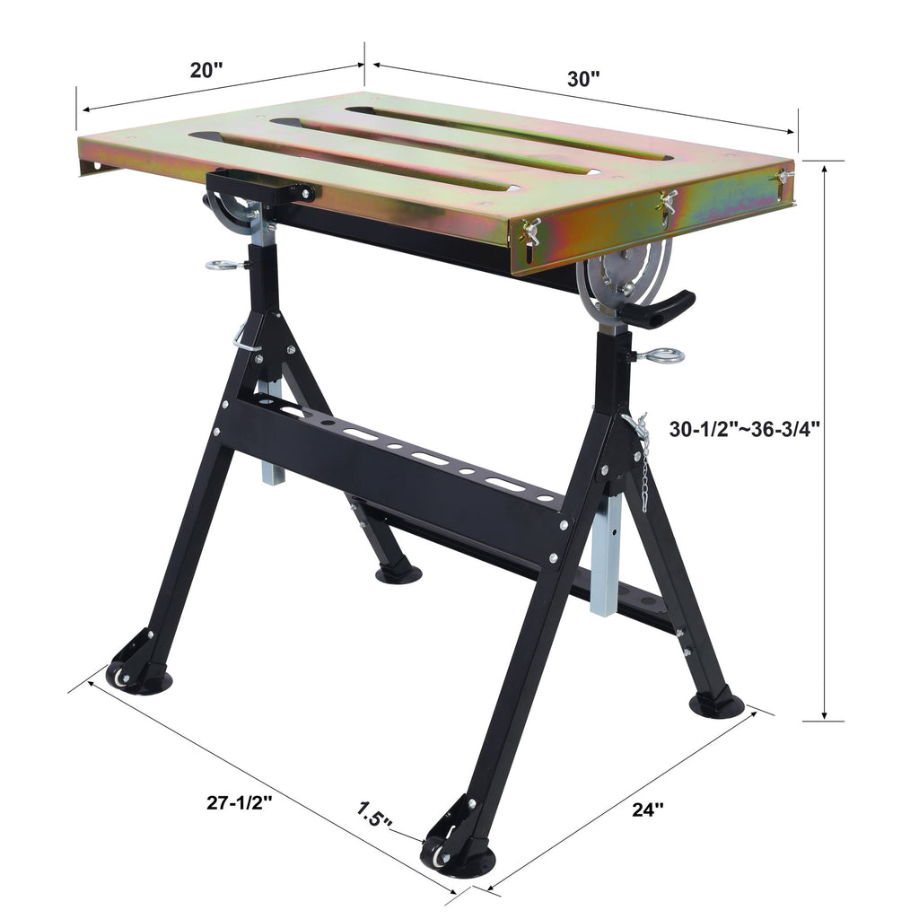 Versatile Welding Table with Adjustable Settings