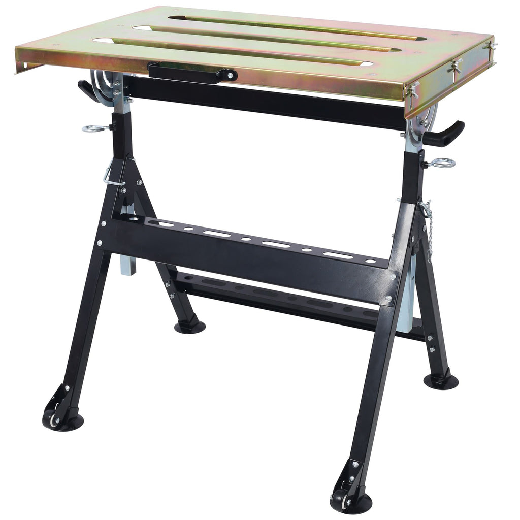 Versatile Welding Table with Adjustable Settings