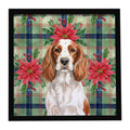 Welsh Springer Spaniel Christmas Framed Wall Art