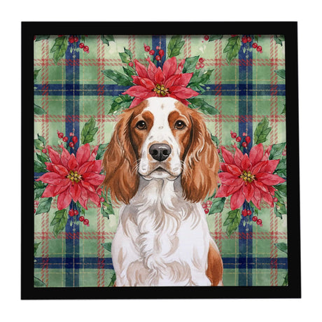 Welsh Springer Spaniel Christmas Framed Wall Art