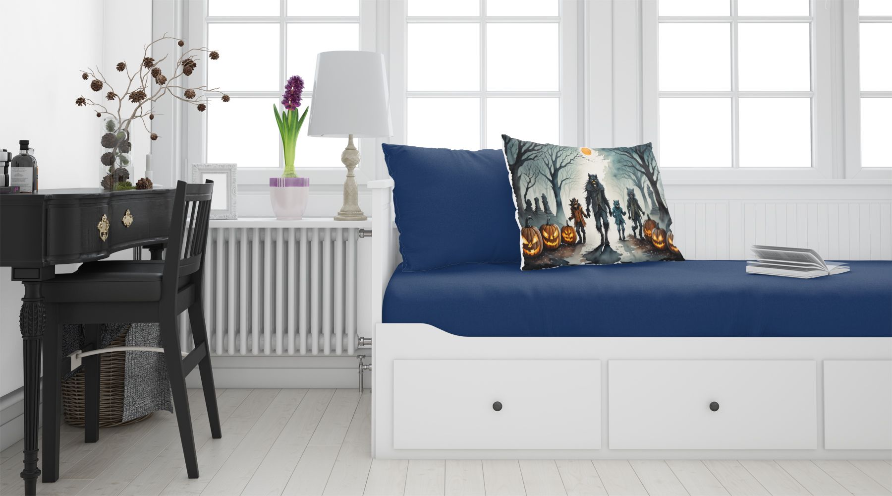 Werewolves Halloween Artwork Standard Pillowcase