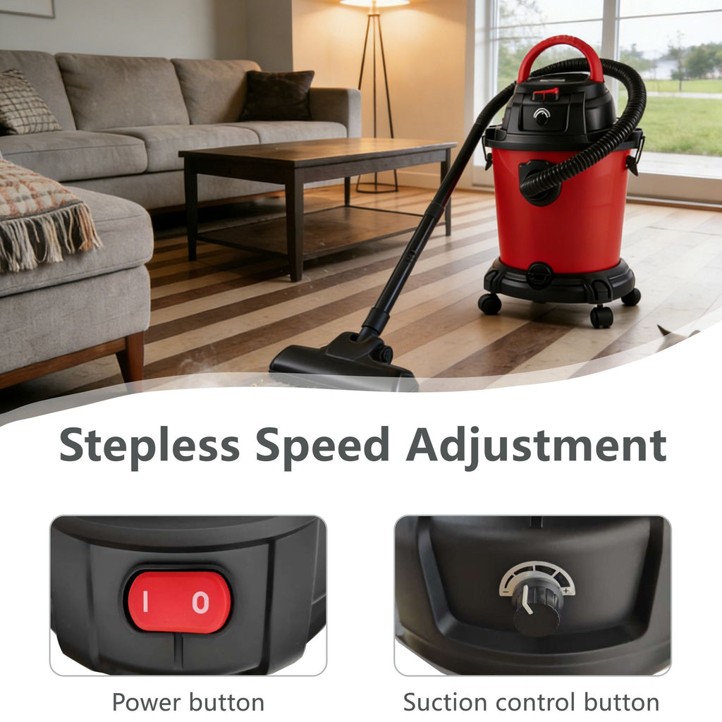 Three-Function Wet Dry Shop Vacuum with Blower Mode