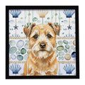 Wheaten Border Terrier Coastal Wall Art