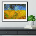 Wheatfield Framed Print with Vivid Color