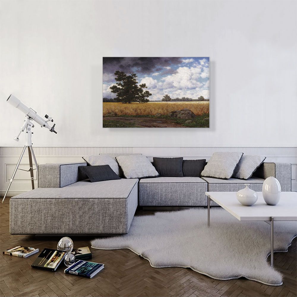 Wheatfields Wall Art with Scenic Character