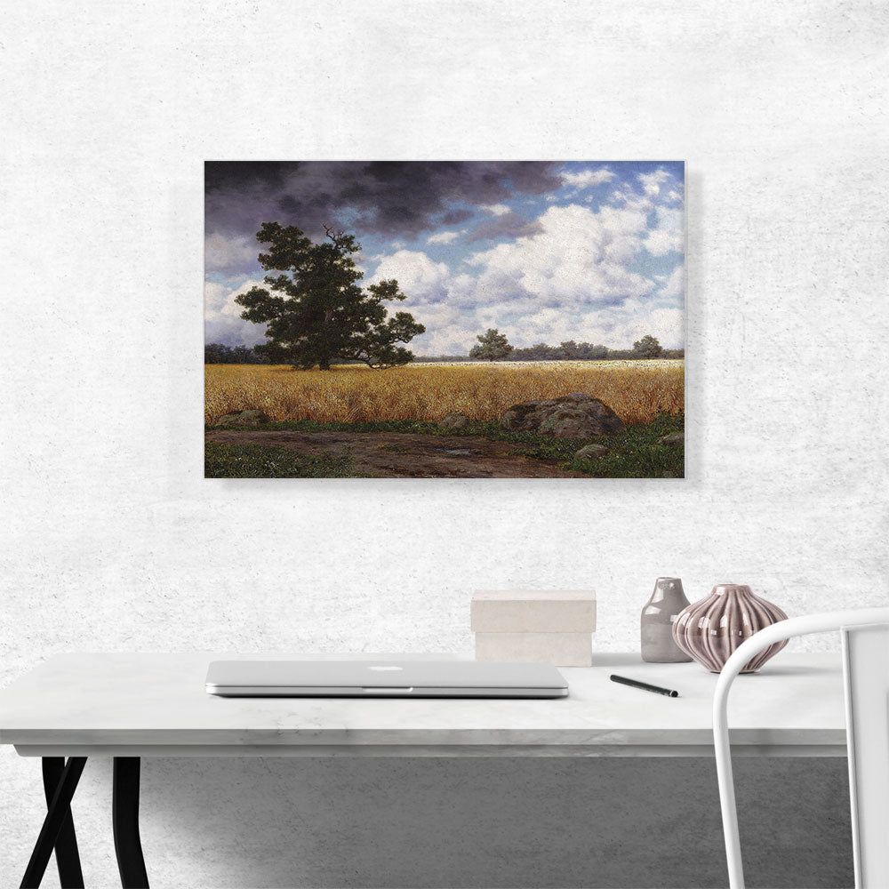 Wheatfields Wall Art with Scenic Character