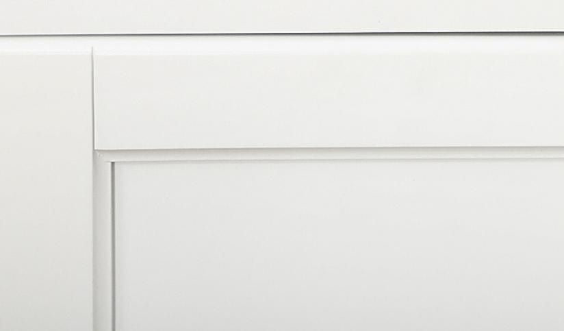 White 67 4-Door Kitchen Pantry with Drawer And Adjustable Shelves Storage Cabinet for