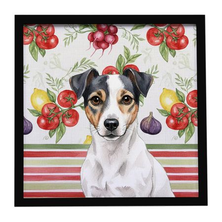Jack Russell Terrier Vegetable Framed Wall Art