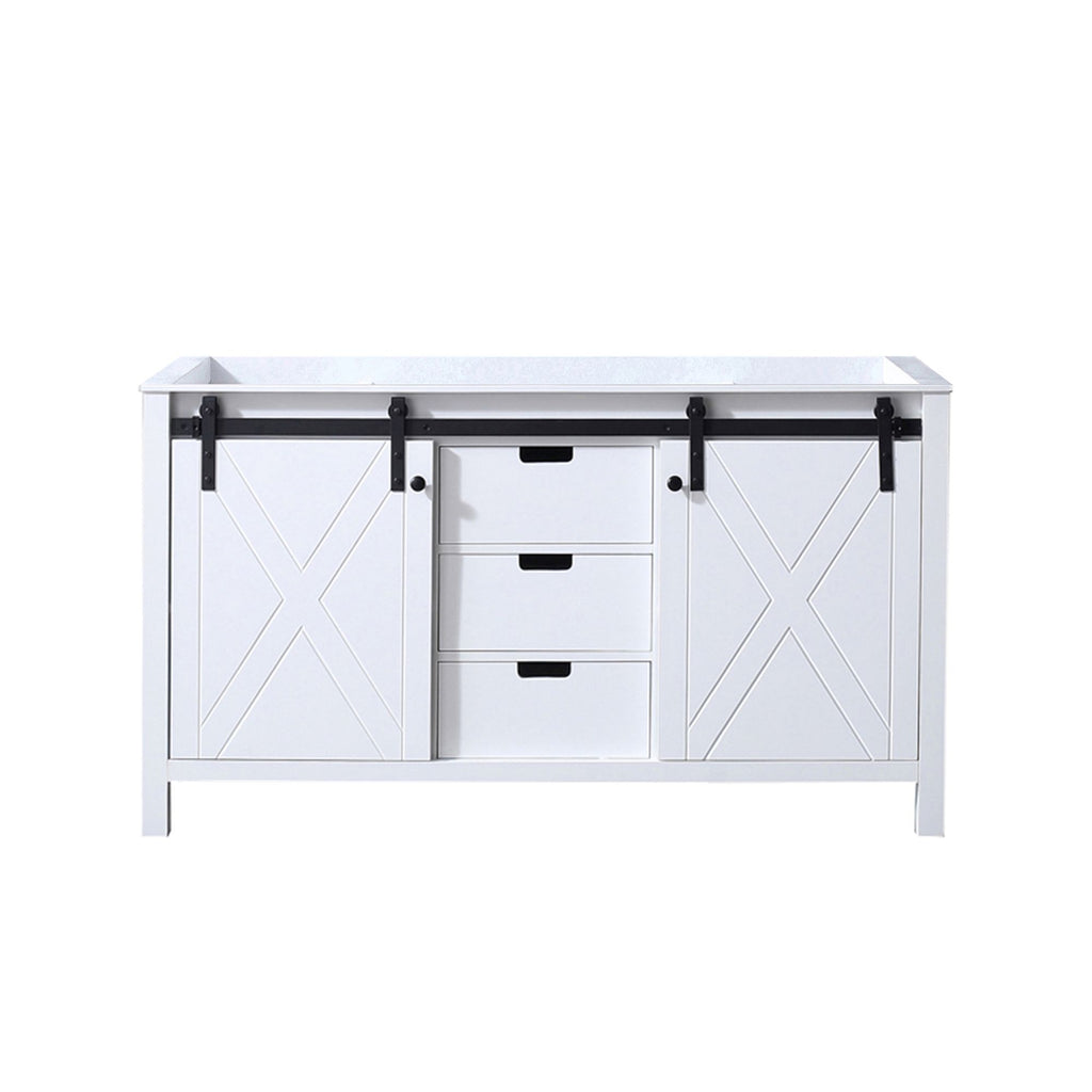 White Double Bath Vanity. – Soft-Close Drawers & Ample Storage
