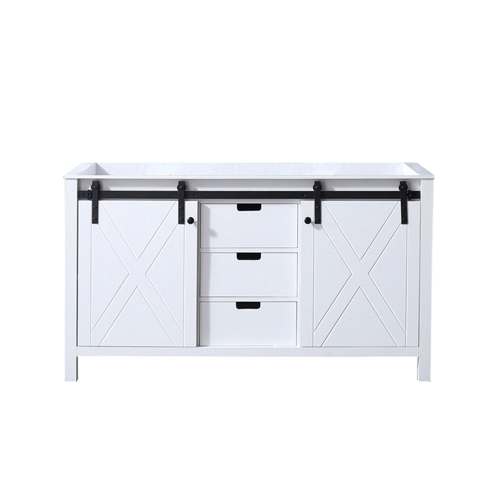 White Double Bath Vanity. – Soft-Close Drawers & Ample Storage