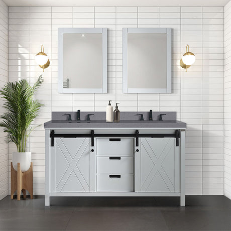 White Double Bath Vanity. – Soft-Close Drawers & Ample Storage