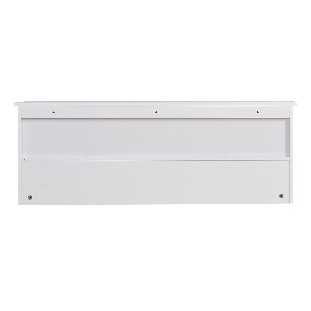 Wall-Mounted Entryway Rack with Cubbies, Shelf, and Dual Hooks