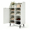 Flexible Entryway Shoe Cabinet with Open and Enclosed Storage