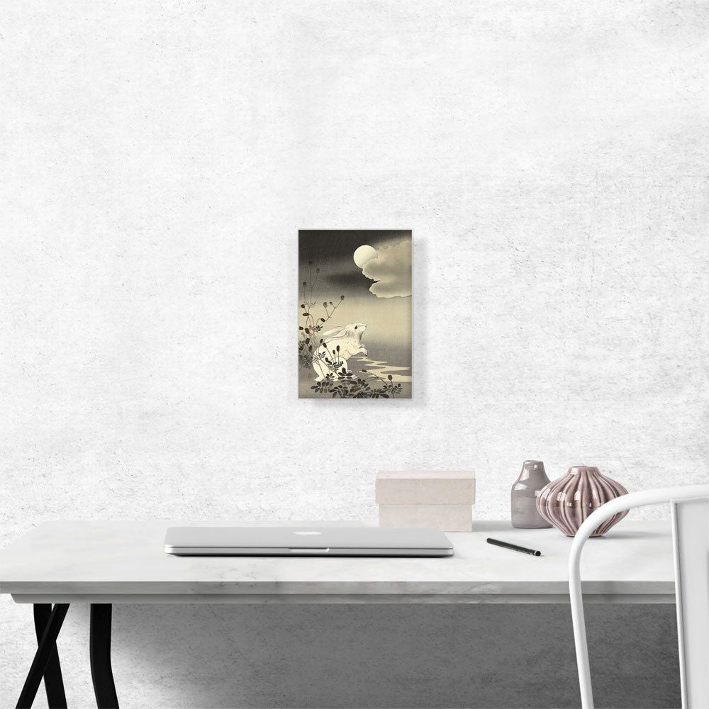 White Rabbit Wall Art with Detailed Character