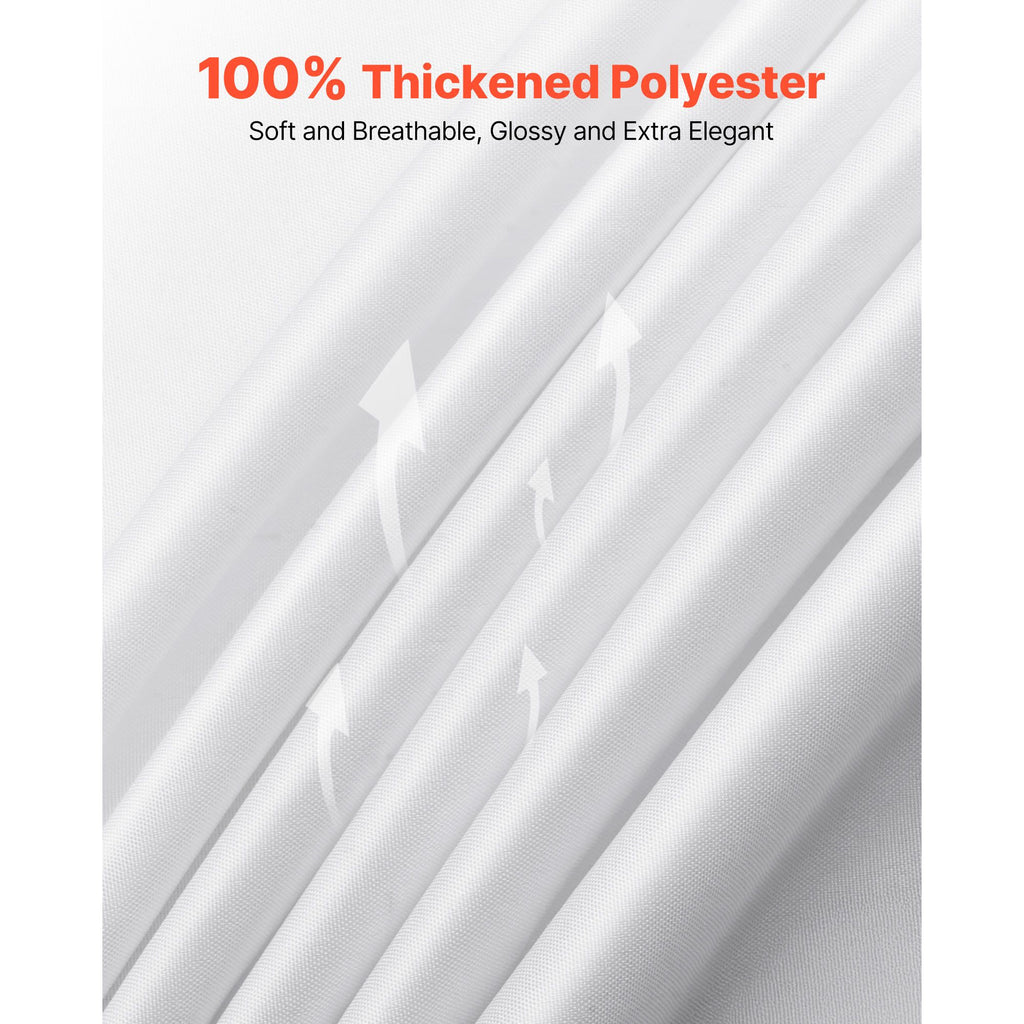 White Round Tablecloths for Formal Events