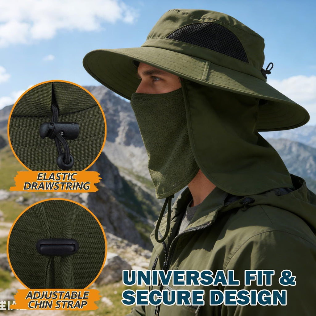 Wide-Brim Sun Hat for Active Outdoor Days