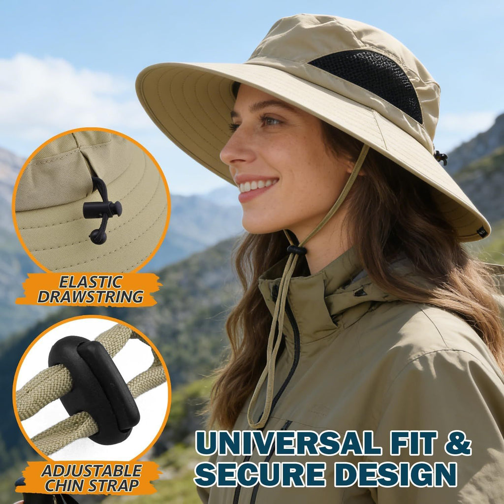 Packable Wide-Brim Sun Hat for Outdoor Days