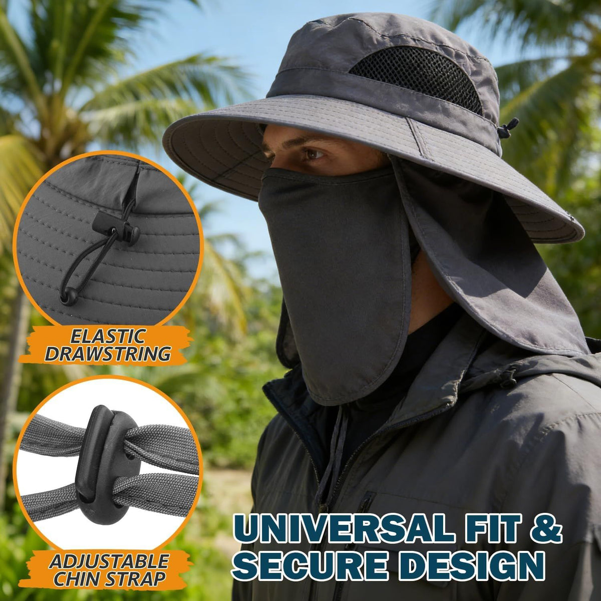 Wide-Brim Sun Hat for Active Outdoor Days