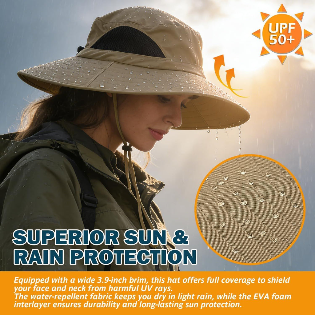 Packable Wide-Brim Sun Hat for Outdoor Days