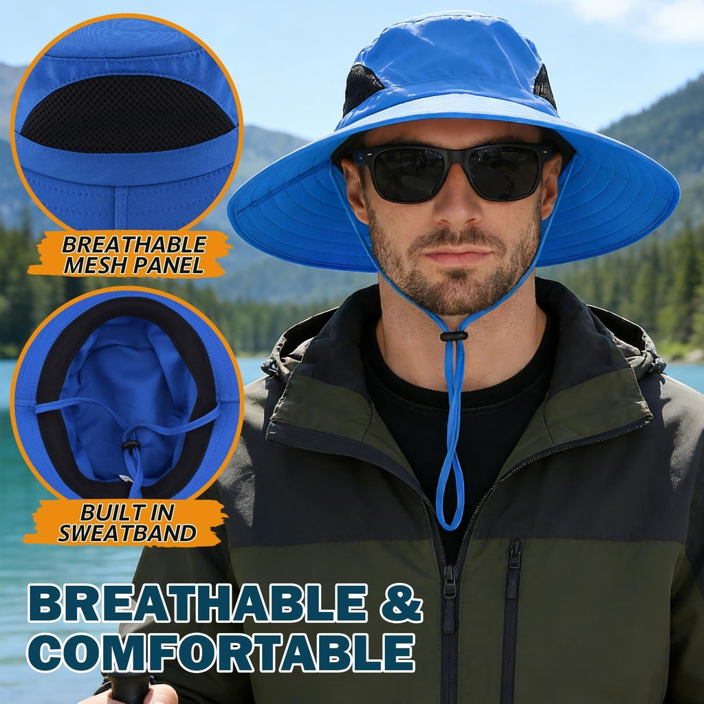Packable Wide-Brim Sun Hat for Outdoor Days