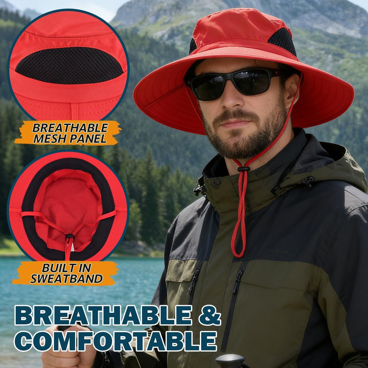 Packable Wide-Brim Sun Hat for Outdoor Days
