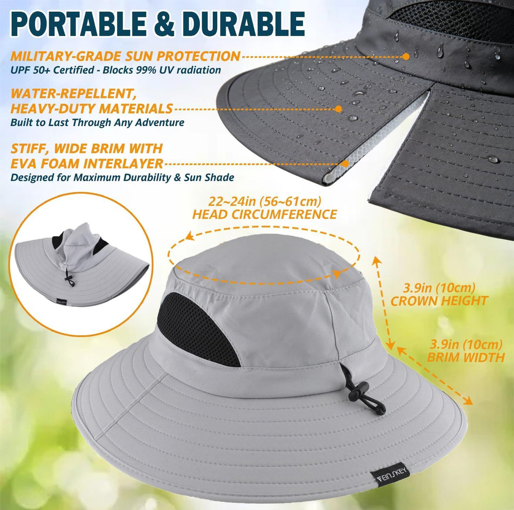 Wide-Brim Sun Hat for Active Outdoor Days