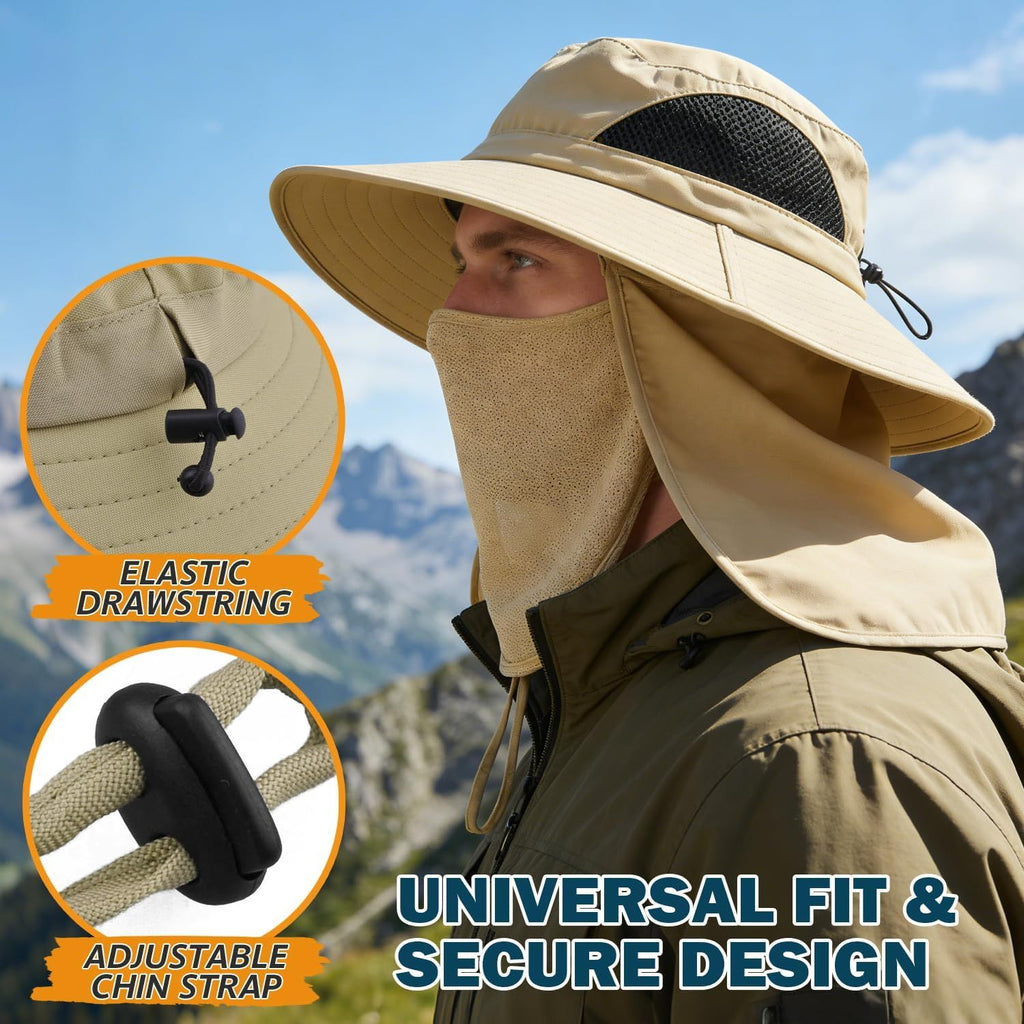 Wide-Brim Sun Hat for Active Outdoor Days