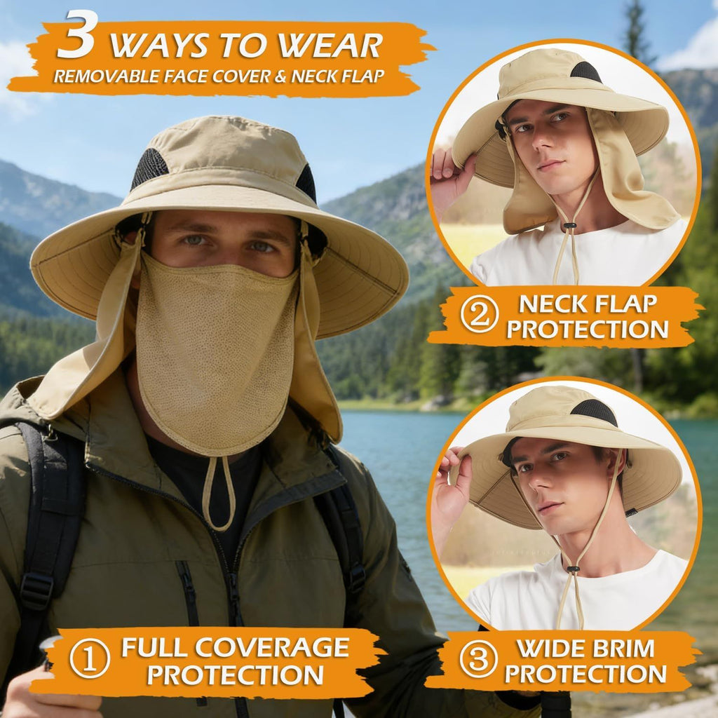 Wide-Brim Sun Hat for Active Outdoor Days