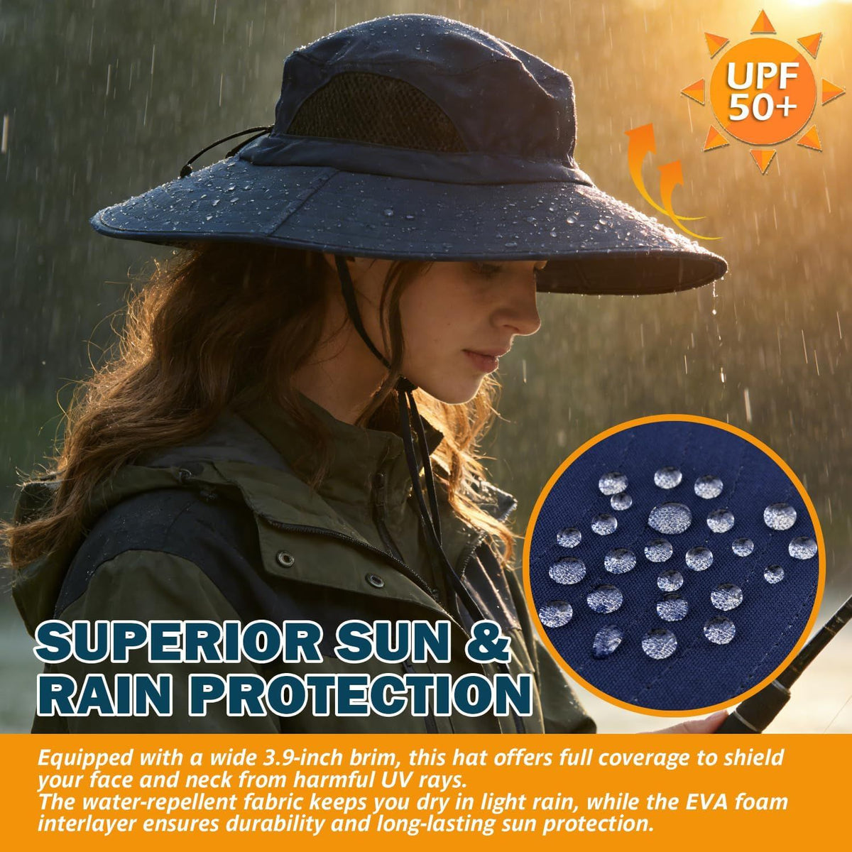 Packable Wide-Brim Sun Hat for Outdoor Days