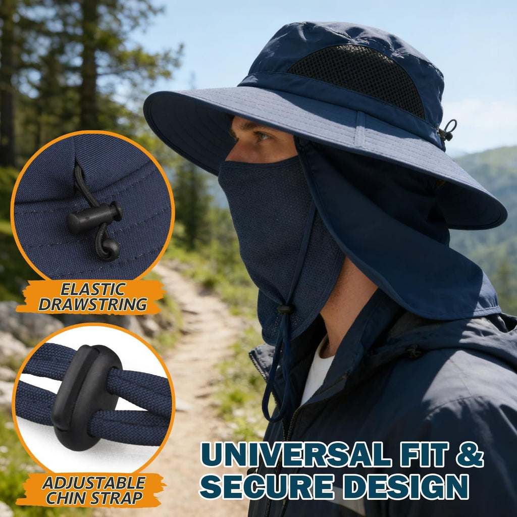 Wide-Brim Sun Hat for Active Outdoor Days