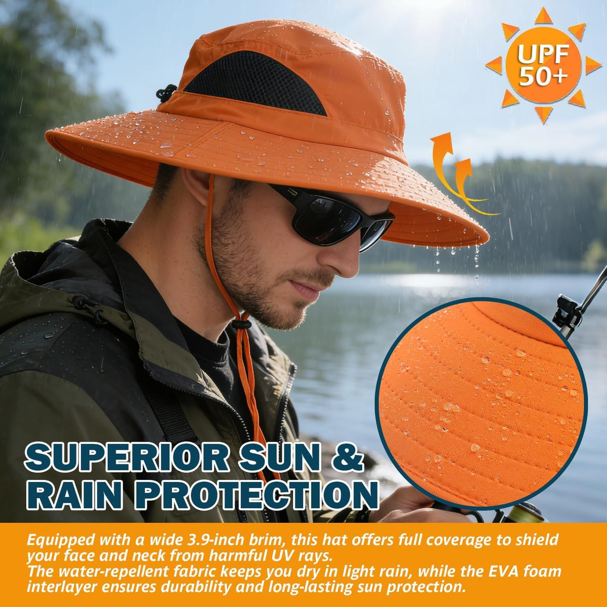 Packable Wide-Brim Sun Hat for Outdoor Days