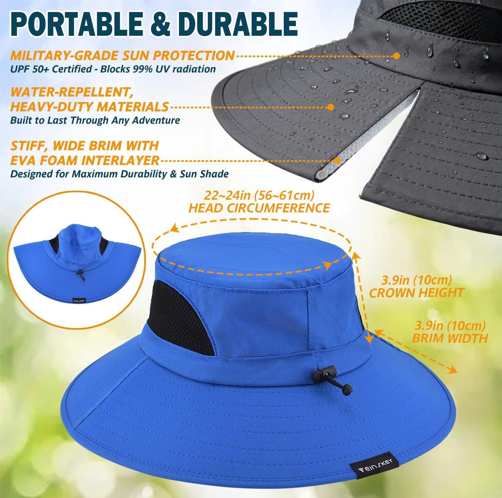 Packable Wide-Brim Sun Hat for Outdoor Days