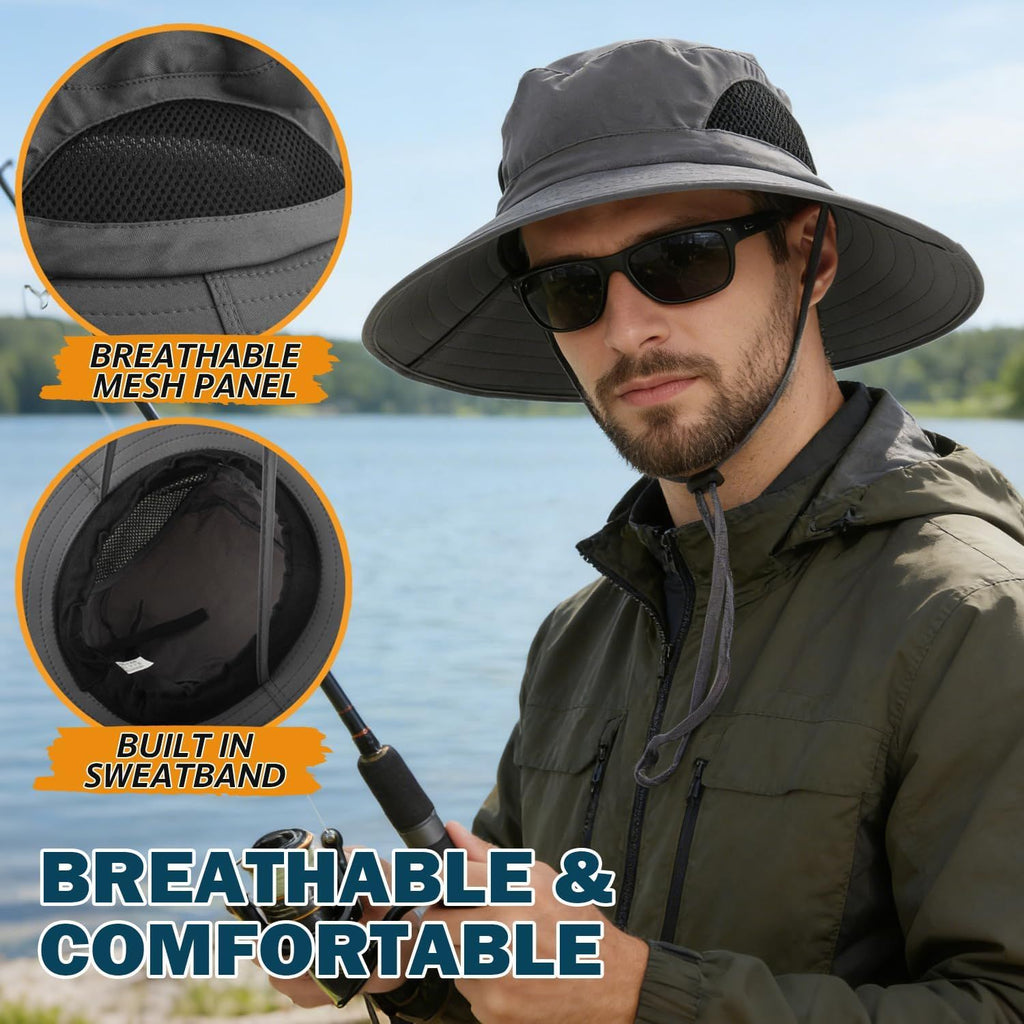 Packable Wide-Brim Sun Hat for Outdoor Days