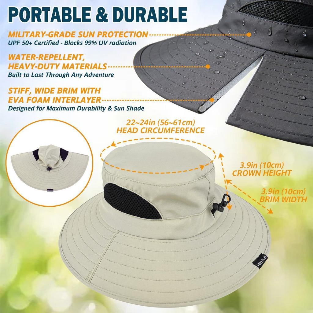 Packable Wide-Brim Sun Hat for Outdoor Days