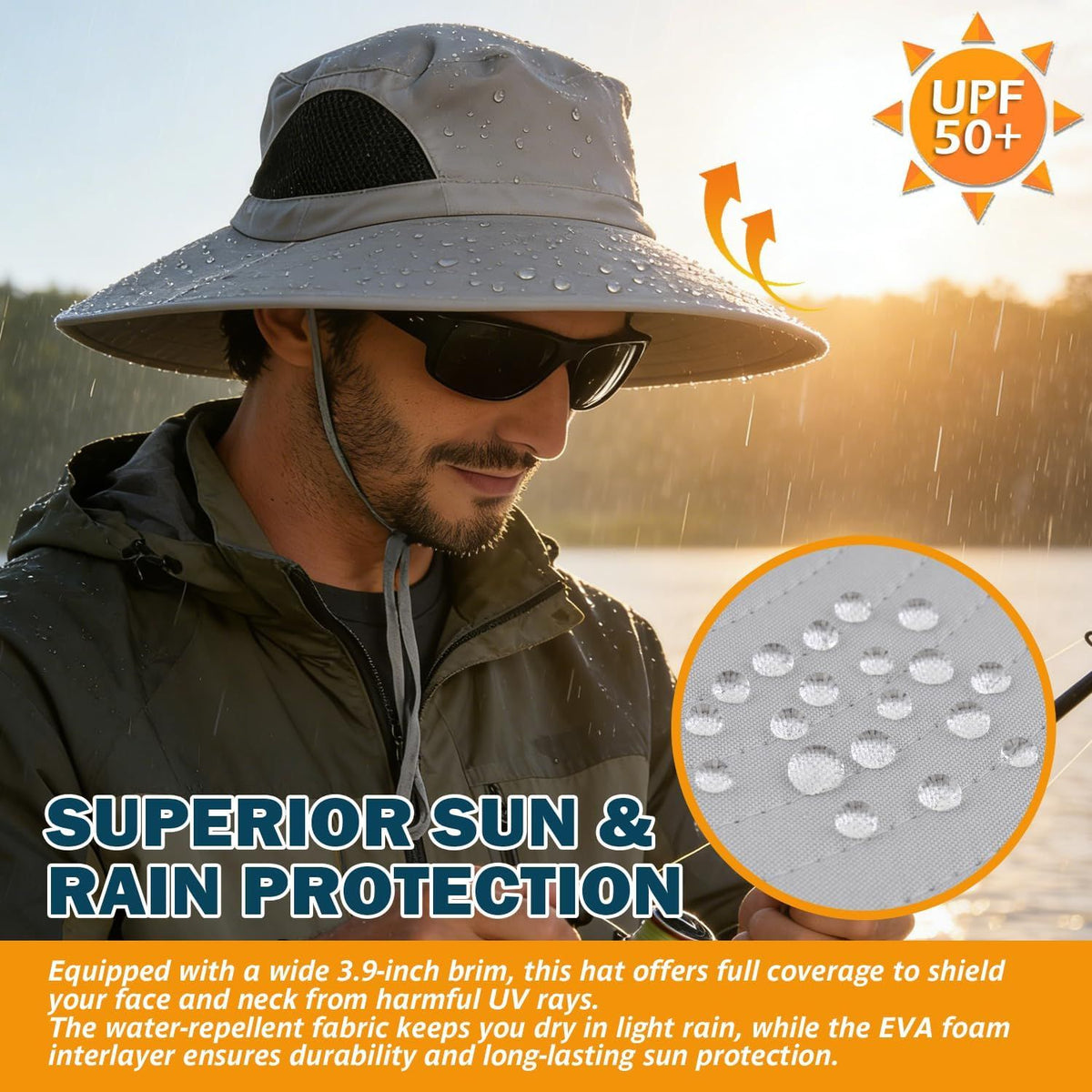 Packable Wide-Brim Sun Hat for Outdoor Days
