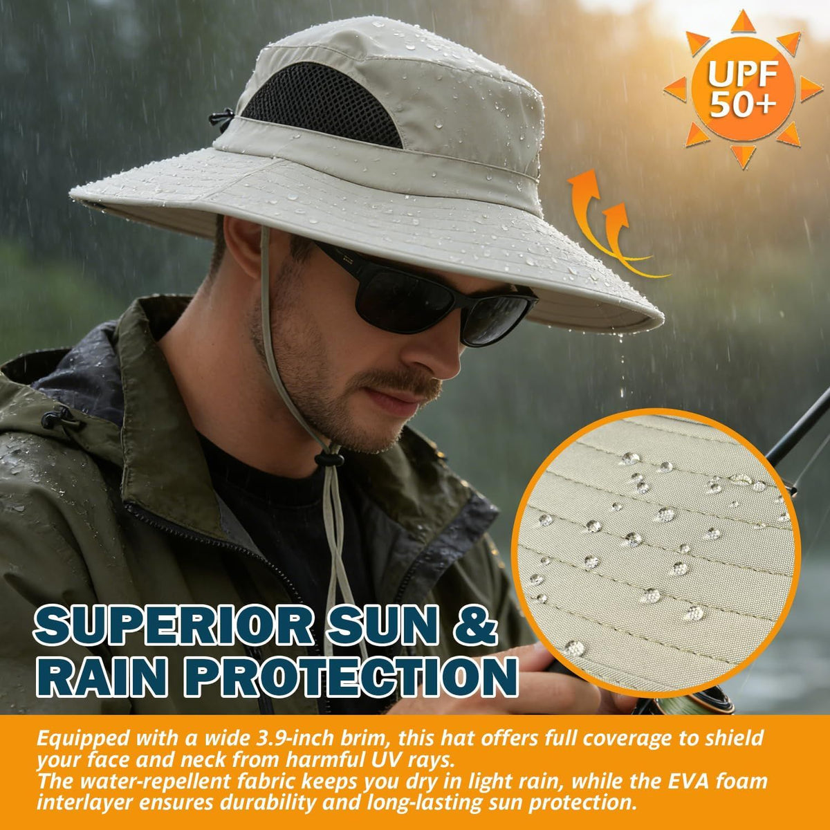 Packable Wide-Brim Sun Hat for Outdoor Days