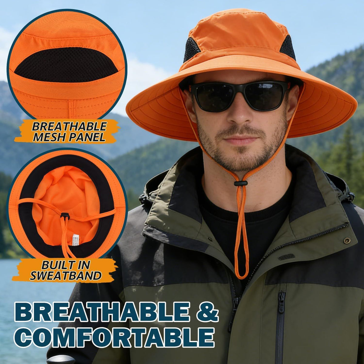 Packable Wide-Brim Sun Hat for Outdoor Days
