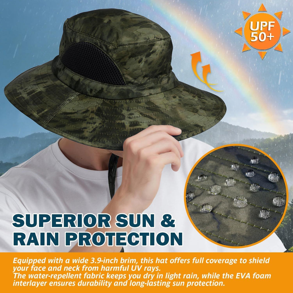 Packable Wide-Brim Sun Hat for Outdoor Days