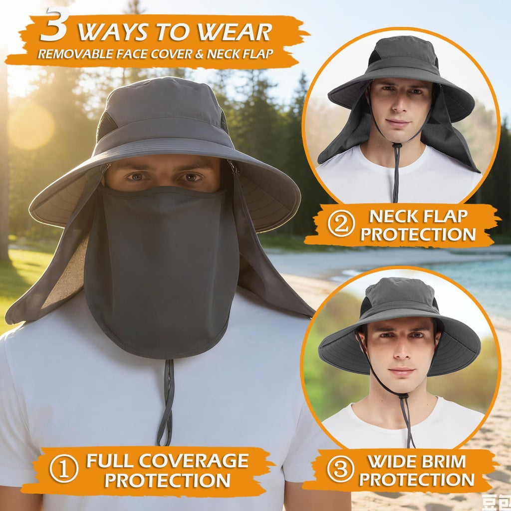 Wide-Brim Sun Hat for Active Outdoor Days