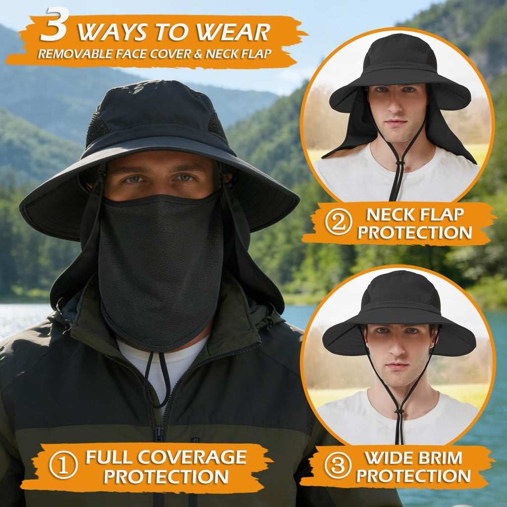 Wide-Brim Sun Hat for Active Outdoor Days