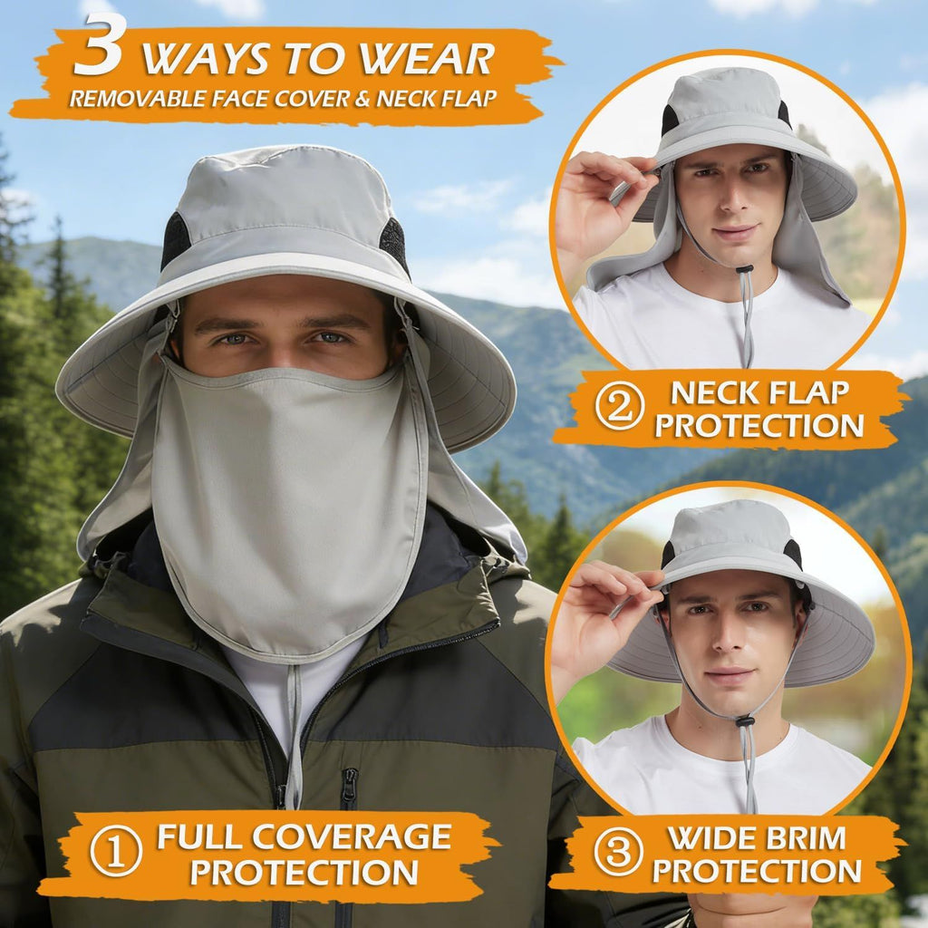 Wide-Brim Sun Hat for Active Outdoor Days