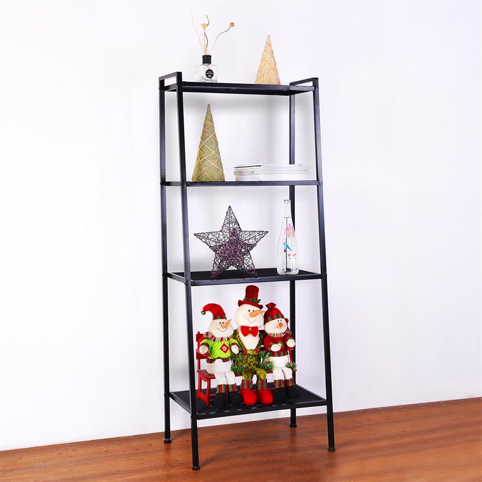 Widen 4-Tier Bookshelf for Practical Storage