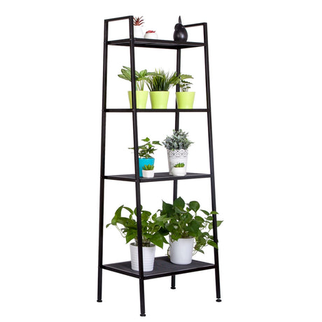 Widen 4-Tier Bookshelf for Practical Storage