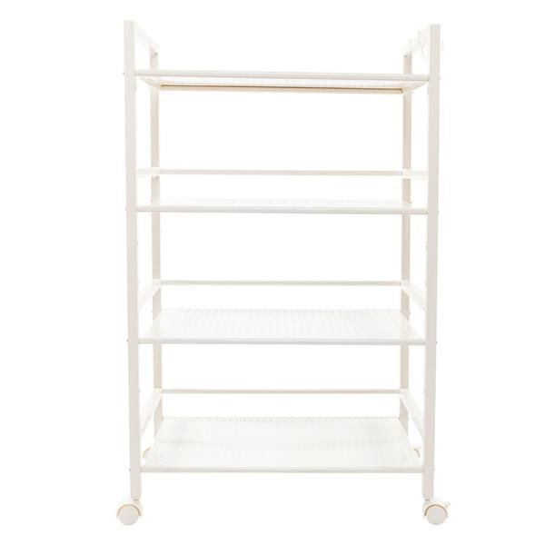 Widen 4-Tier Multi-Functional Storage Cart in Ivory White