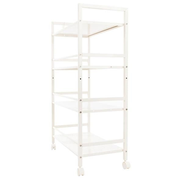 Widen 4-Tier Multi-Functional Storage Cart in Ivory White