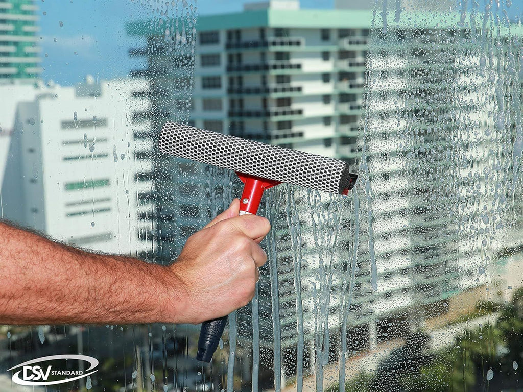 Window Squeegee for Window Cleaning, Window Cleaner Tool for Car Windshield, Shower Door, Boat | 2-i