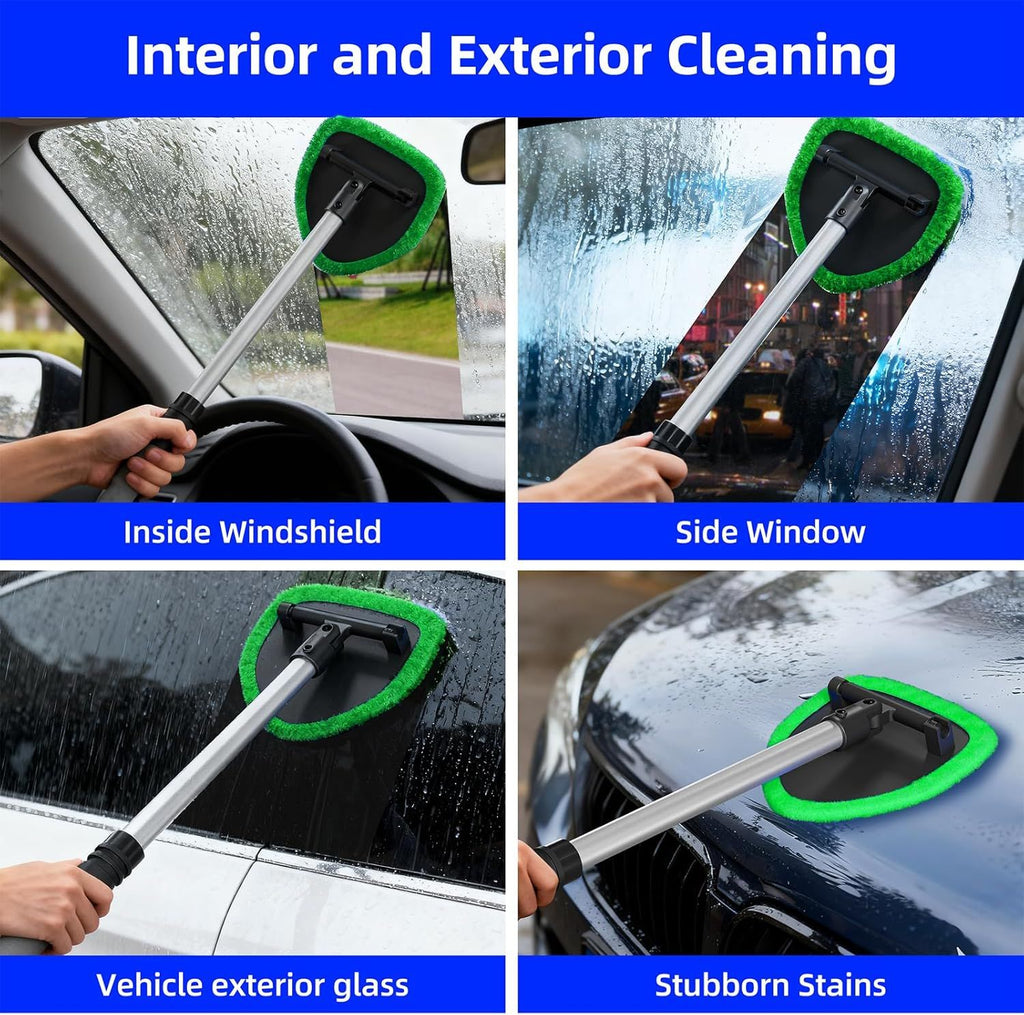 Extendable Interior Windshield Cleaning Tool